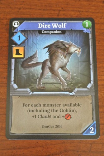 Clank dire wolf promo card - clank,