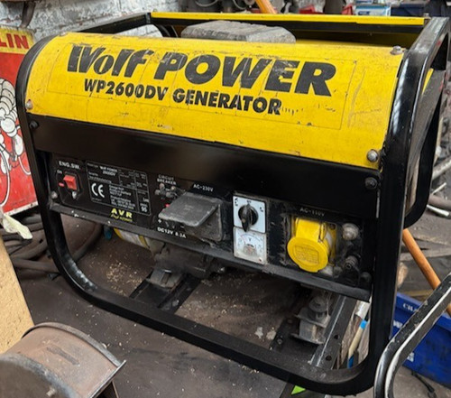 Wolf generator wp2600dv - generator,