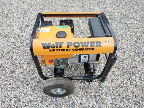 Wolf power wp3200dv generator - power,