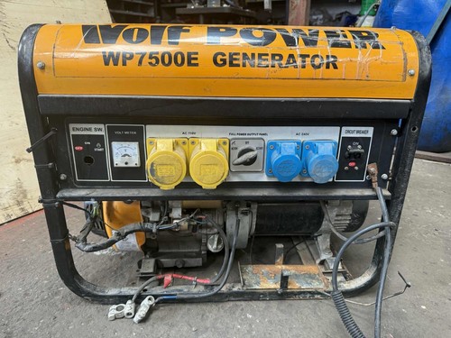 Wolf power wp7500e generator - power,